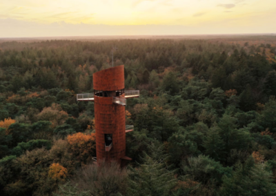 Bosbergtoren bij natuurhuisjes met hottub in drenthe