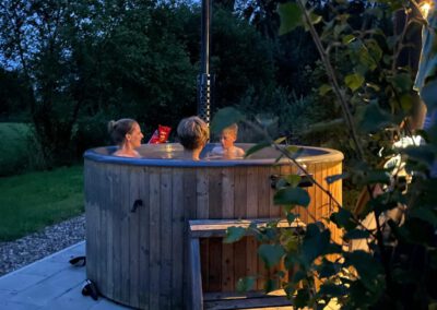 Hottub bij natuurhuisje in drenthe