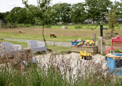 Speeltuin bij natuurhuisje met hottub in drenthe