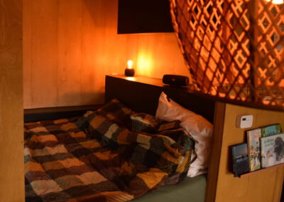 Ruime bedstee in tiny house
